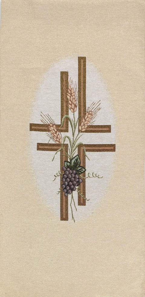 Grapes, Wheat and Cross