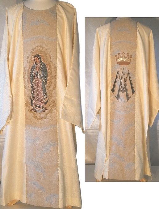 DAMASK style Dalmatic with Woven Image