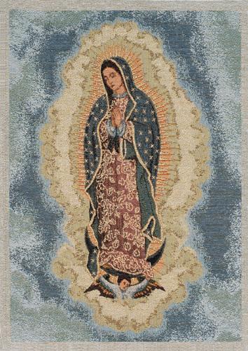 Our Lady of Guadalupe (full in clouds)