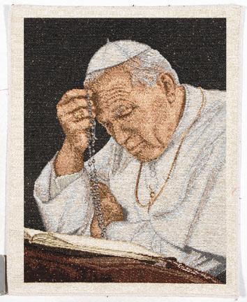 Pope John Paul with Rosary