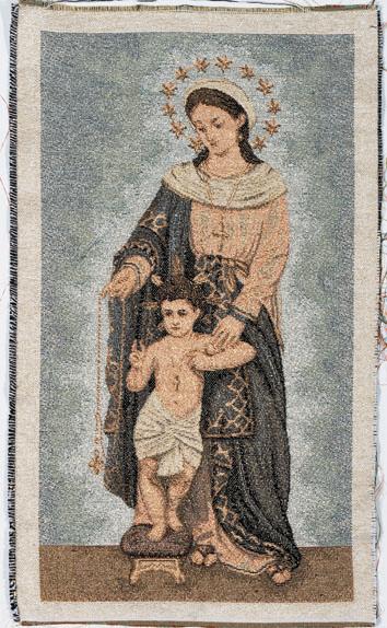 Madonna with Infant and Rosary