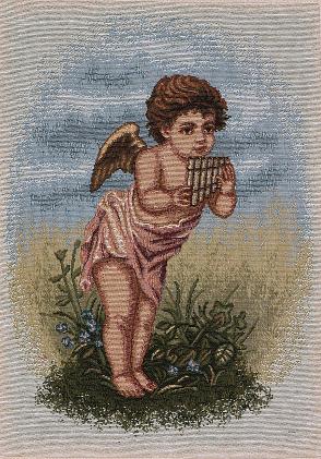 Cupid with Musical Instrument