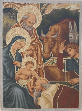 Nativity with adoration of the Magi