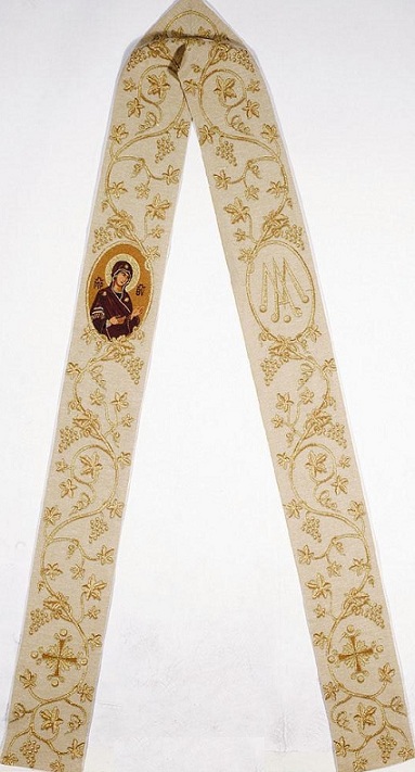 Madonna & Marian Symbol (Cross/Grapes)