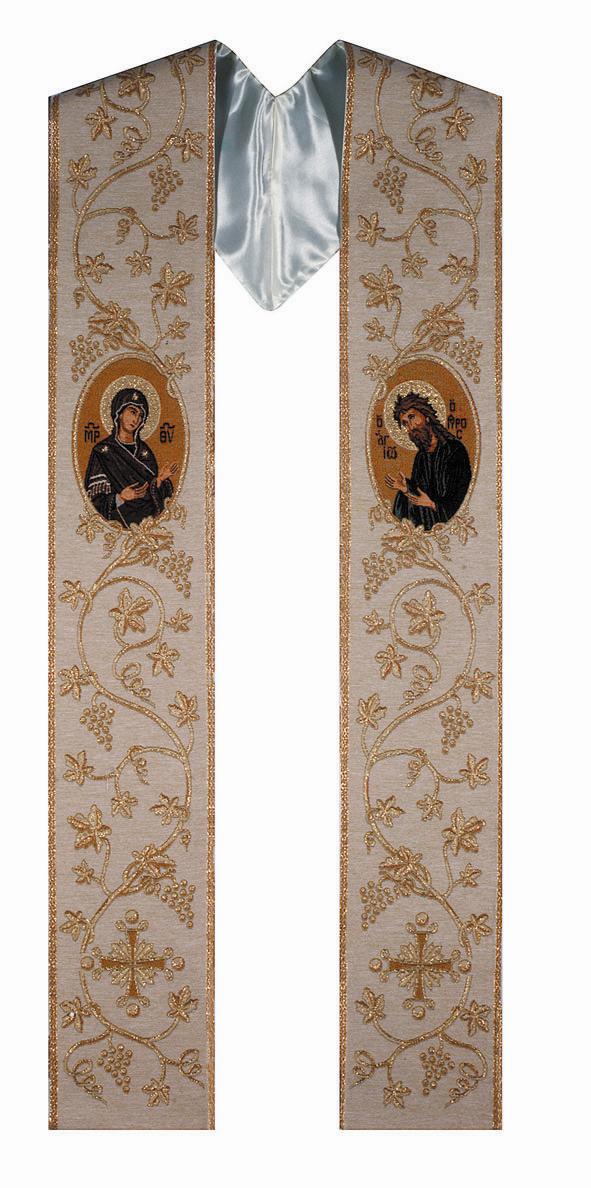 Madonna & St. John the Baptist (Grapes/Cross)