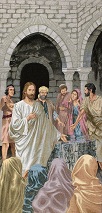 Jesus Teaching in Temple