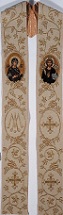 Mary & Pantocrate (Cross/Grapes/Marian Symbol)